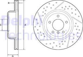 Delphi BG9235C - Kočioni disk www.molydon.hr