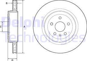 Delphi BG9221C - Kočioni disk www.molydon.hr