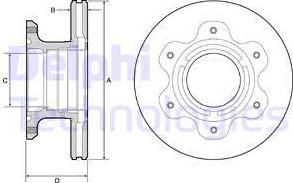 Delphi BG9227 - Kočioni disk www.molydon.hr