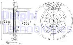 Delphi BG9759 - Kočioni disk www.molydon.hr