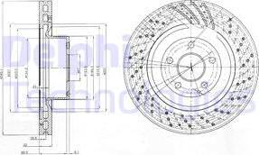 Delphi BG9754 - Kočioni disk www.molydon.hr