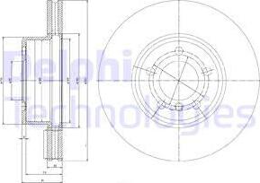 Delphi BG9786 - Kočioni disk www.molydon.hr