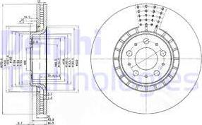 Delphi BG9783 - Kočioni disk www.molydon.hr