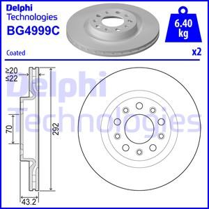 Delphi BG4999C - Kočioni disk www.molydon.hr