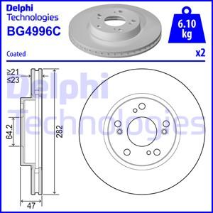 Delphi BG4996C - Kočioni disk www.molydon.hr