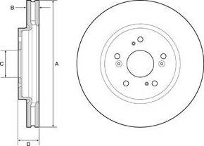 Delphi BG4938C - Kočioni disk www.molydon.hr