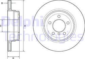 Delphi BG4937C - Kočioni disk www.molydon.hr