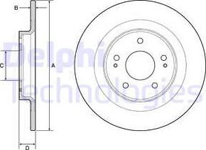 Delphi BG4924C-18B1 - Kočioni disk www.molydon.hr