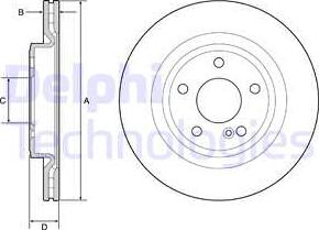 Delphi BG4927C-18B1 - Kočioni disk www.molydon.hr