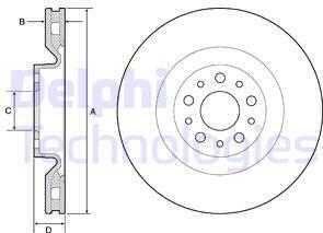 Delphi BG4556 - Kočioni disk www.molydon.hr