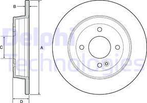 Delphi BG4564 - Kočioni disk www.molydon.hr