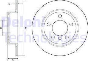 Delphi BG4561 - Kočioni disk www.molydon.hr