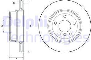 Delphi BG4695C - Kočioni disk www.molydon.hr