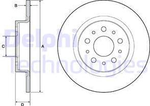 Delphi BG4690C - Kočioni disk www.molydon.hr