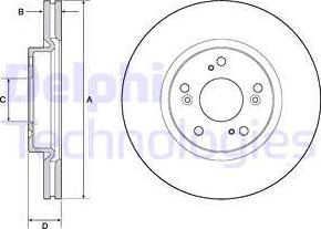 Delphi BG4698C - Kočioni disk www.molydon.hr