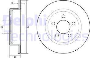 Delphi BG4648 - Kočioni disk www.molydon.hr