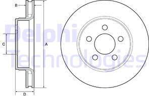 Delphi BG4642 - Kočioni disk www.molydon.hr