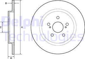 Delphi BG4650C-18B1 - Kočioni disk www.molydon.hr