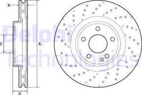 Delphi BG4658C - Kočioni disk www.molydon.hr