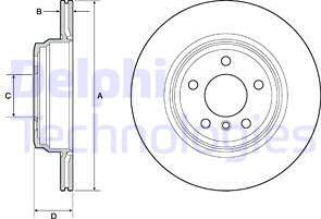 Delphi BG4665C - Kočioni disk www.molydon.hr