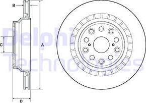 Delphi BG4685C - Kočioni disk www.molydon.hr