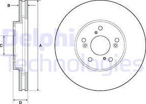 Delphi BG4687 - Kočioni disk www.molydon.hr