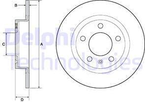 Delphi BG4675 - Kočioni disk www.molydon.hr