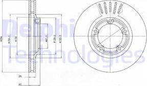 Delphi BG4098 - Kočioni disk www.molydon.hr