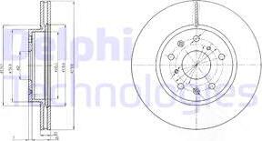 Delphi BG4093C - Kočioni disk www.molydon.hr