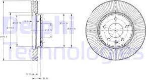 Delphi BG4092C - Kočioni disk www.molydon.hr