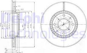 Delphi BG4049C - Kočioni disk www.molydon.hr