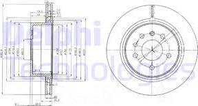 Delphi BG4043 - Kočioni disk www.molydon.hr