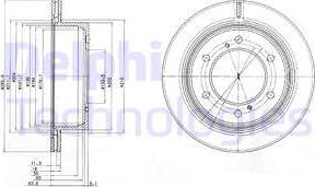 Delphi BG4042 - Kočioni disk www.molydon.hr