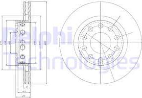 Delphi BG4058 - Kočioni disk www.molydon.hr