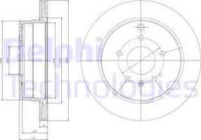 Delphi BG4069 - Kočioni disk www.molydon.hr