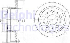 Delphi BG4062 - Kočioni disk www.molydon.hr