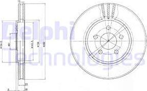 Delphi BG4000 - Kočioni disk www.molydon.hr