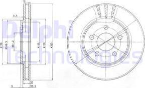 Delphi BG4001 - Kočioni disk www.molydon.hr