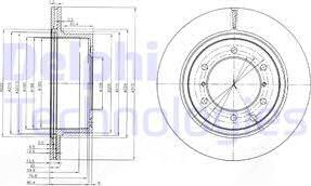 Delphi BG4014 - Kočioni disk www.molydon.hr