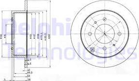 Delphi BG4010 - Kočioni disk www.molydon.hr