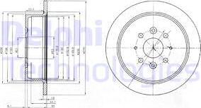 Delphi BG4018 - Kočioni disk www.molydon.hr