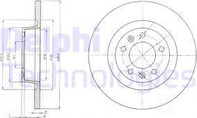 Delphi BG4085 - Kočioni disk www.molydon.hr