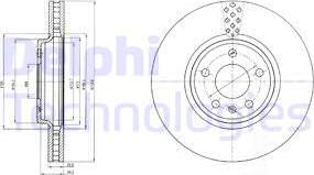 Delphi BG4080C - Kočioni disk www.molydon.hr