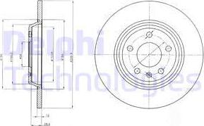 Delphi BG4081 - Kočioni disk www.molydon.hr