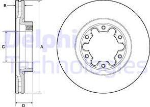 Delphi BG4039 - Kočioni disk www.molydon.hr