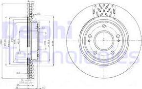 Delphi BG4034 - Kočioni disk www.molydon.hr