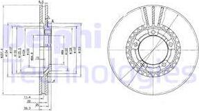 Delphi BG4036 - Kočioni disk www.molydon.hr