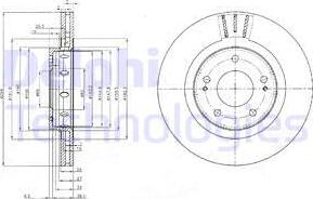 Delphi BG4038 - Kočioni disk www.molydon.hr