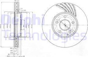 Delphi BG4029 - Kočioni disk www.molydon.hr