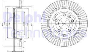 Delphi BG4020C - Kočioni disk www.molydon.hr